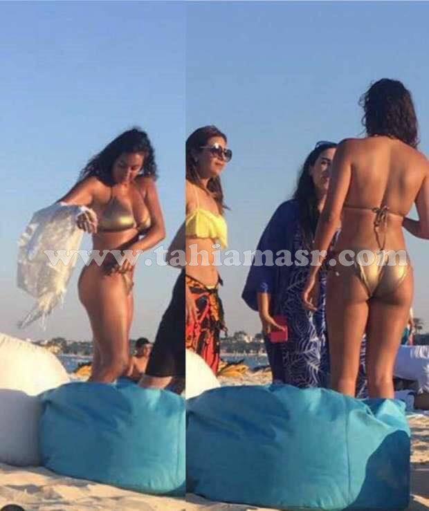ياسمين صبري بالمايوه